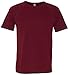Yoga Clothing For You Men's Red Heather Tri-blend Tee Shirt