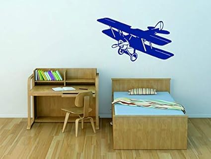 Amazon Com Gabriel Bloor Airplane Decor Kids Boys Bedroom Mural