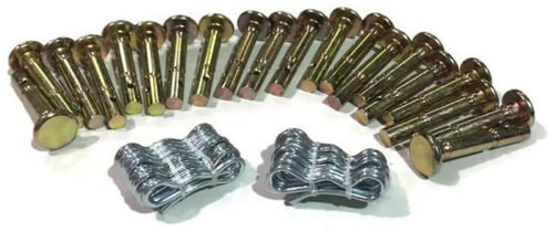 20PK MTD Cub Cadet Troy Bilt 738-04124A Shear Pins Bowtie 714-04040 Cotters Snowthrower