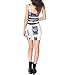 Ensasa Women's Fashion Sexy Artoo Star Wars Print Sleeveless Bodycon Dress, Small