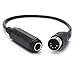 MOBOREST 6.35mm(1/4) TRS to 5-Pin DIN MIDI Cable Adapter Connect an Speaker