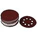 Uxcell a16031000ux1148 5inch Dia 400 Grit 8 Holes Sanding Paper Disc Sandpaper 50pcs (Pack of 50)
