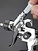 PowRyte Mini HVLP Gravity Feed Air Spray Gun with Regulator