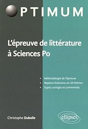 L' épreuve de littérature à Sciences po