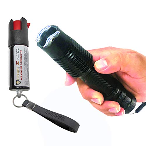 Buy Flashlight Tazer Heavy Duty Stun Pepper Spray Keychain SelfDefense Kit. Metal Small Stun