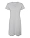 LAT Apparel womens Fine Jersey Crossover V-Neck Coverup(3522)-HEATHER-S/M