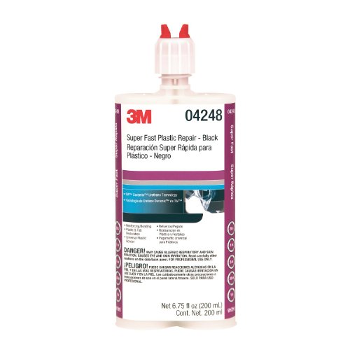 3M 04248 Black Super-Fast Repair Adhesive - 200 ml