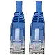Tripp Lite Cat6 Gigabit Ethernet Snagless Molded Patch Cable, 24 AWG 550Mhz Premium UTP, Red GbE RJ45 M/M 6in 6