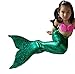 Xiongyi® Kids Girls Sparkle Mermaid Tail with Monofin Swimmable Swimwear