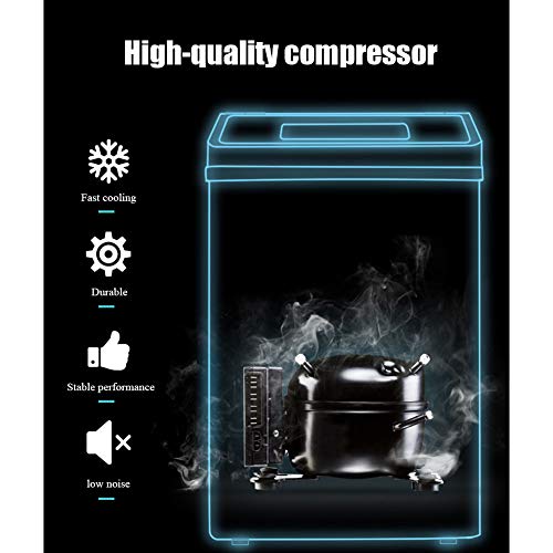FRIDGE Eiswürfelbereiter Eiswürfelmaschine Mit Griff 55kg Eiswürfel 24h Selbstreinigungsfunktion Eismaschine 15Minuten… – Bild 7