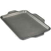 All-Clad Pro-Release Nonstick Bakeware Half Sheet Pan 11.5x17 Inch Oven Broiler Safe 450F Half Sheet, Cookie Sheet, Muffin Pan, Cooling & Baking Rack, Round Cake Pan, Loaf Pan, Baking Pan, Grey