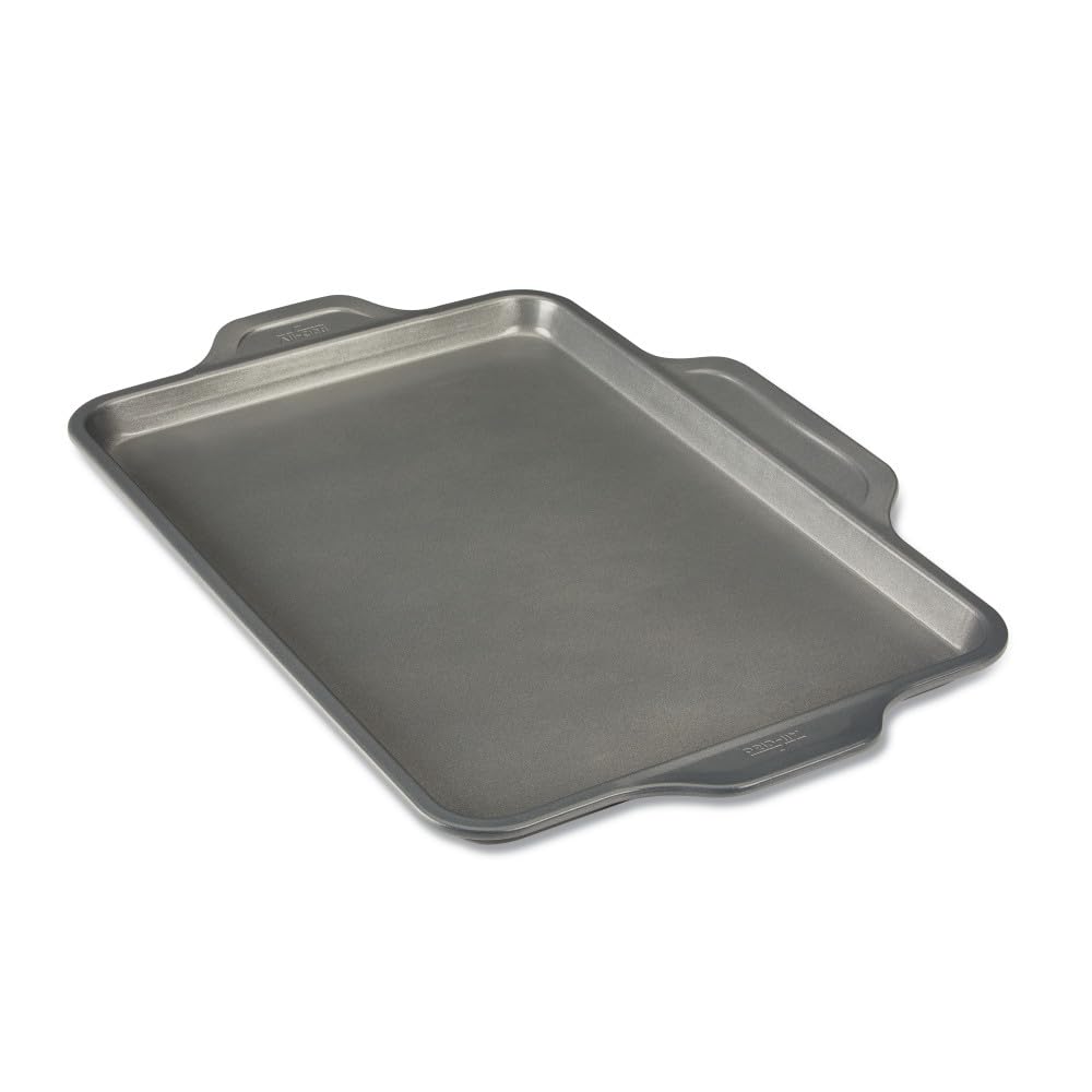 All-Clad 11644914141 Pro-Release Nonstick Bakeware Half Sheet Pan, Steel, Gray