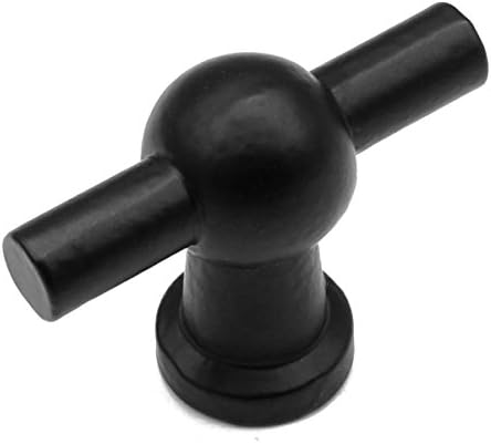 Iron Valley - 1-3/4" T-Pull Cabinet Knob - Pack of (10) - Solid Cast Iron