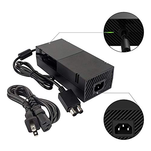 Xbox One Power Supply Brick,AC Adapter Cable Replacement Kit for Xbox
