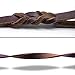 Wellbro Leather Double Handle Dog Leash-1.8cm Width by 6ft Length, Braided Training Lead with Traffic Handle, Easy Control and Heavy Duty