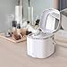 Ovonni Facial Steamer Nano Ionic Hot Mist Personal Home Sauna SPA Moisturizing Face Sprayer with Mirror, Professional Face Steam Machine for Acne Skin Unclog Pores, White