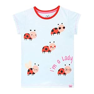 Harry Bear T-shirt voor meisjes met lieveheersbeestje