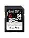 Sony SF-G64/T1 High Performance 64GB SDXC Uhs-II Class 10 U3 Memory Card with Blazing Fast Read Speed Up to 300MB/S