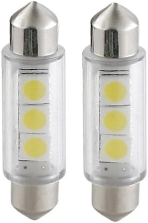 Green LongLife 5050154 LED Replacement Light Bulb 39mm Festoon base 35 Lumens 12v Natural White (2 per pkg)