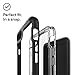Caseology Skyfall for Apple iPhone 8 Plus Case (2017) / for iPhone 7 Plus Case (2016) - Clear Back & Slim Fit - Black