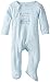 Little Me Baby Boys' Thank Heavens Footie, White/Lt. Blue, 3 Months