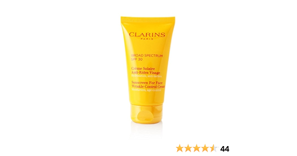 clarins anti wrinkle sun cream