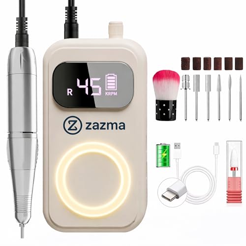 USB-C Rechargeable Nail Drill with Digital Display, 7 Bits and Bands