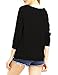 Haola Women's Long Sleeve Tops Round Neck Casual Teen Girls Tees Loose T Shirts