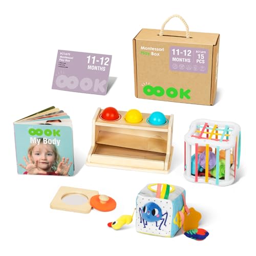 OOOK MONTESSORI TOYS FOR 1 YEAR OLD, 5...