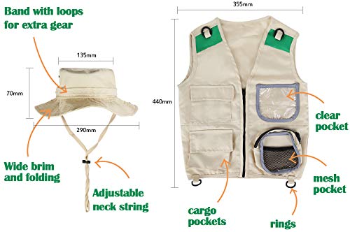 Genround® Spielzeug Geschenk für Kinder ab 3 4 5 6 7 8 Jahren, Insekten Kinder Forscherset, Outdoor Abenteuer Set Kinder… – Bild 3