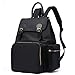 HaloVa Diaper Bag, Women's Backpack, Fashion Maternity Mom Back Pack, Waterproof Travel Backpack, Large Capacity Baby Nappy Bag, Black