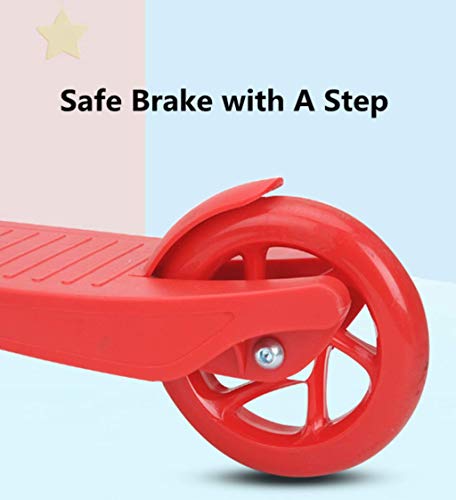 Jipemtra Scooters for Kids 3 Wheel T-bar Adjustable Riding Kick Scooters for Kids Height Adjustable LED PU Flashing with Graffiti Christmas Birthday Age 2~10 (Blue Balance)