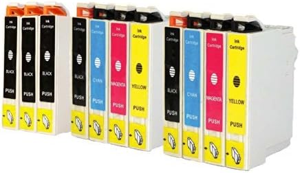 11 Pack Replacing Remanufactured Ink Cartridge for Epson 252XL (5 Black, 2 Cyan, 2 Magenta, 2 Yellow) Compatible With WorkForce WF-3620 WF-3640 WF-7110 WF-7610 WF-7620 WorkForce Pro WF-5190 WF-5620 WF-5690 Printer