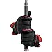 TaylorMade Golf RAIN CONTROL GLOVE (BLACK/RED, MEDIUM), BLACK/RED(MEDIUM, PAIR)