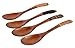 Samyo Vintage Japanese Style Handmade Natural Wooden Soup Rice Spoon Teaspoons Wood Tableware Flatware Set with Tied Line on Handle