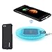 Antye Qi Wireless Charger Kit for iPhone 7, Includes Wireless Charging Pad and Wireless Charging Receiver Case for iPhone 7 - Matte Black/Blue