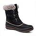 GLOBALWIN Men's Waterproof Winter Boots (12 M US Men's, 1723Black)