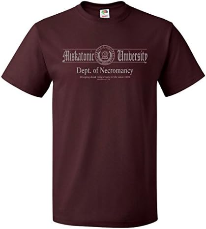 OffWorld Designs Men's Necro Seal T-Shirt T-Shirt 5XL Burgundy