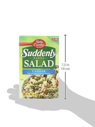 Amazon Com Betty Crocker Suddenly Salad Caesar Pasta Salad 7 25 Oz Box Pack Of 12 Grocery Gourmet Food