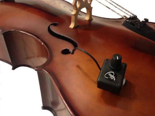 CELLO PICKUP, with FLEXIBLE MICRO-GOOSE NECK by Myers Pickups ~ See it in ACTION! Copy and paste: myerspickups.com. All Cello Pickups include our NEW "ARC" Adjustable Ratchet Clip with Rubber Pads!!!