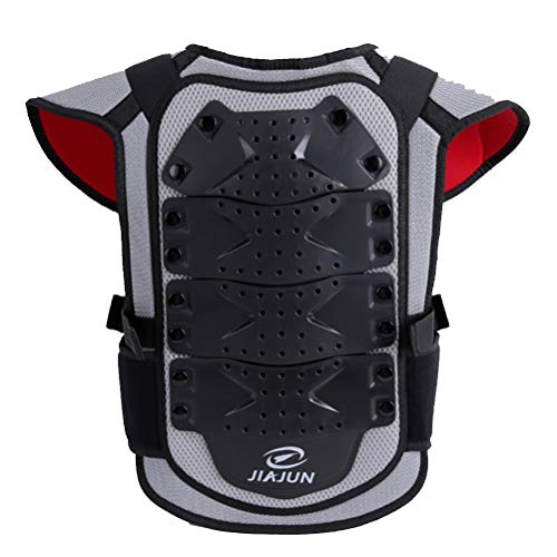 image for Takuey Children Motorcycle Armor Vest Kids Sports Chest Back Spine Pro