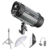 Neewer 300W Studio Strobe Flash Photography Lighting Kit:(1)Monolight,(1)6.5 Feet Light Stand,(1)Softbox,(1)RT-16…