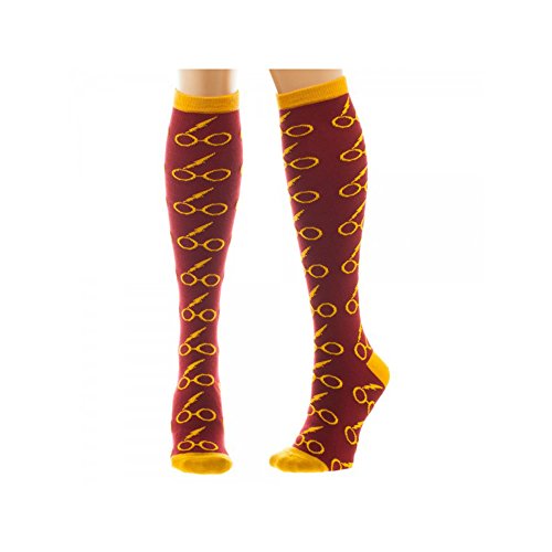 Super Hero Harry Potter Glasses Knee High Socks By Superheroes