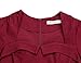 MUXXN Women's 50s 3/4 Sleeve Peplum Business Pencil Dress