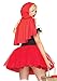 Leg Avenue Women's Racy Red Riding Hood Costume, Red/Black, Small/Medium