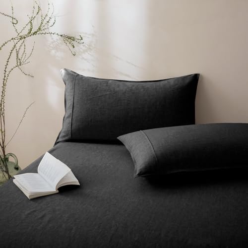 Talasily French Linen Pillowcase Set Queen