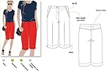 Style Arc Sewing Pattern - Jennifer City Short (Sizes 04-16) - Click for Other Sizes Available