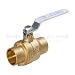 Midline Valve 832C223-NL Premium Full Port Ball Valve, Brass, 1 in. SWT x 1 in. SWT primary