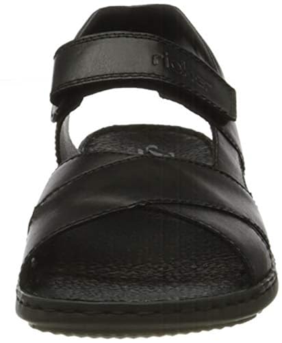 Rieker Men's Closed Toe Sandals, Black Nero 00, UK in Oman