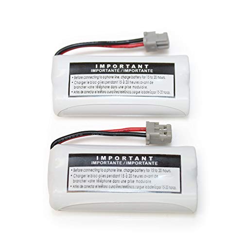 2-Pack RocketBus Replacement Battery for Uniden BT-1016 BT-1021 BT-1025 BT-1008 Cordless Phone Handset System